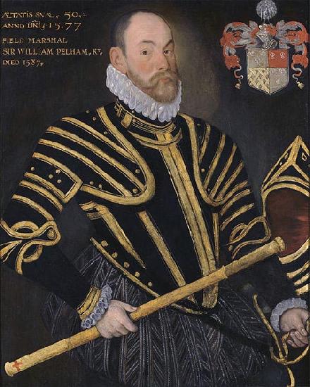 Hieronimo Custodis Field Marshal Sir William Pelham, Lord Justice of Ireland oil painting image
